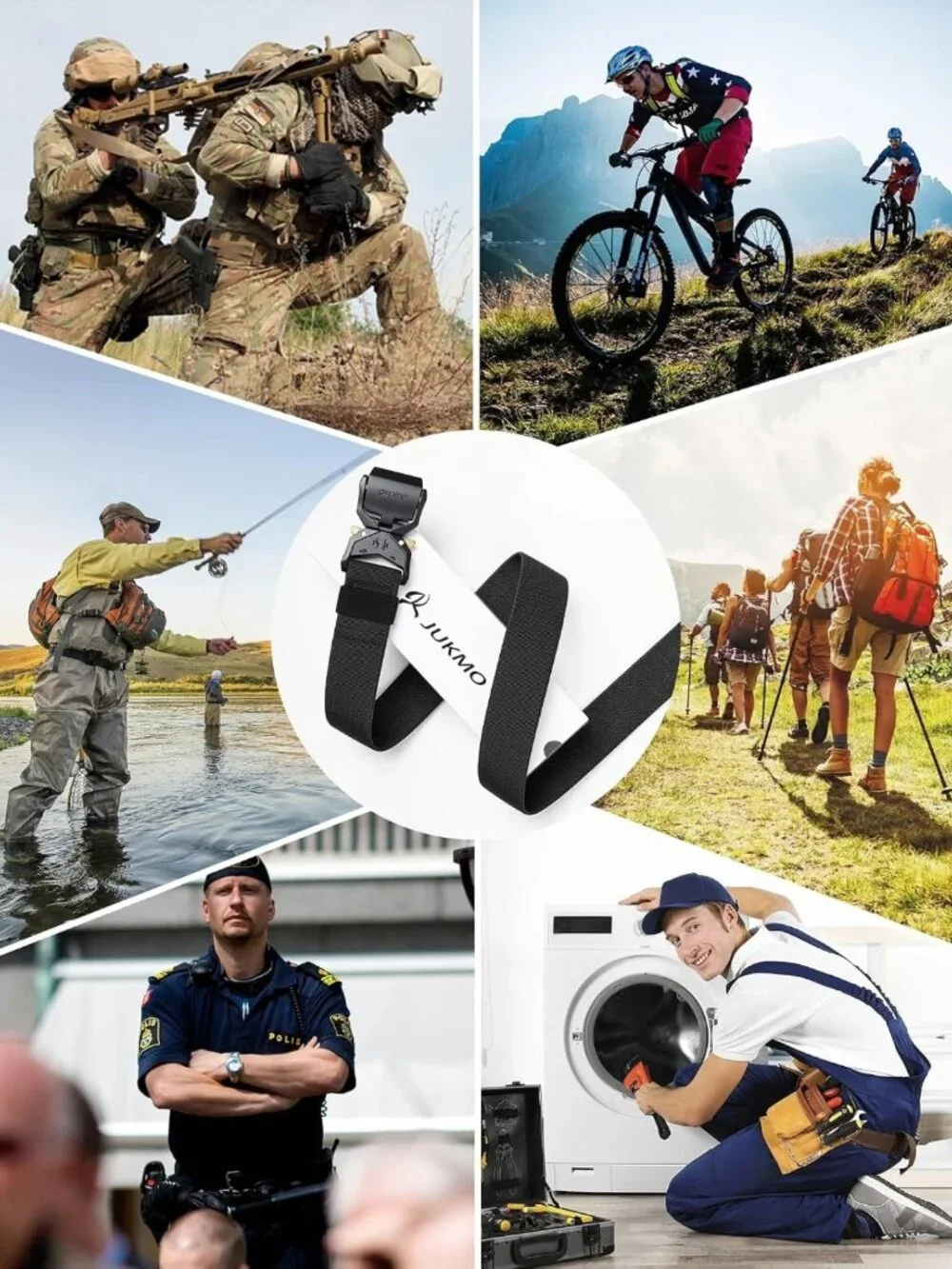 Heavy Duty Tactical Belt for Hiking & Work | 1.5